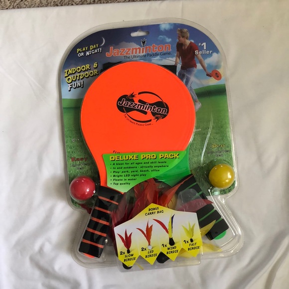 NWT JAZZMINTON DELUXE PRO PK ULTIMATE PADDLE GAME - Picture 1 of 5